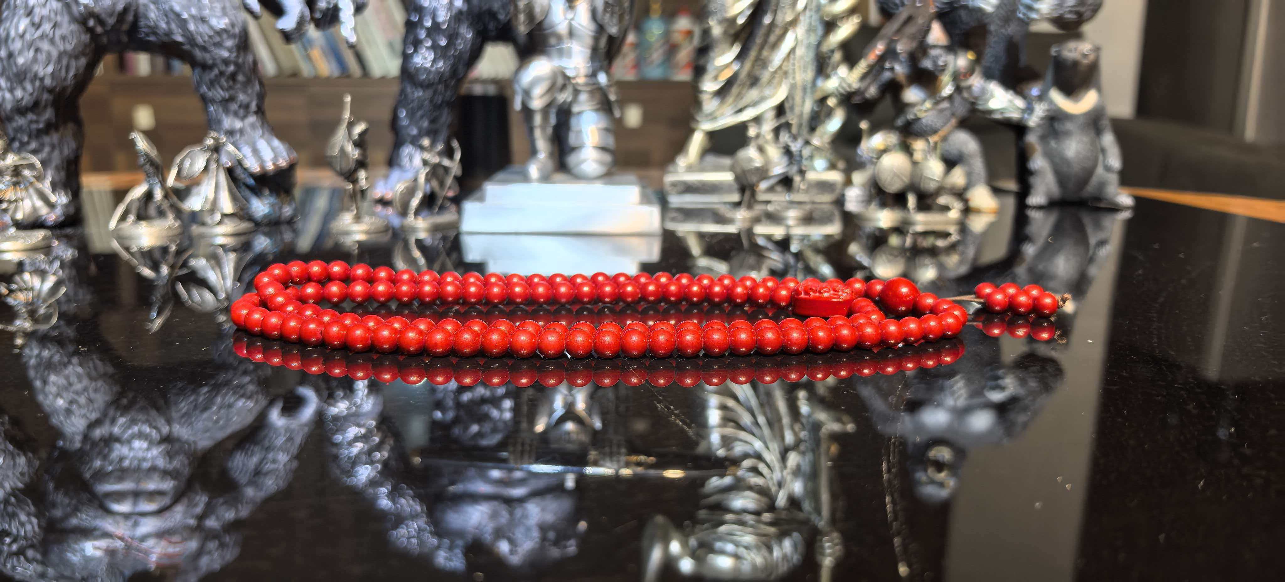 天然辰砂朱砂多圈657（无礼盒）