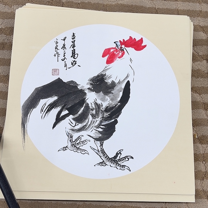 国画花鸟等多种鸟类的38.38