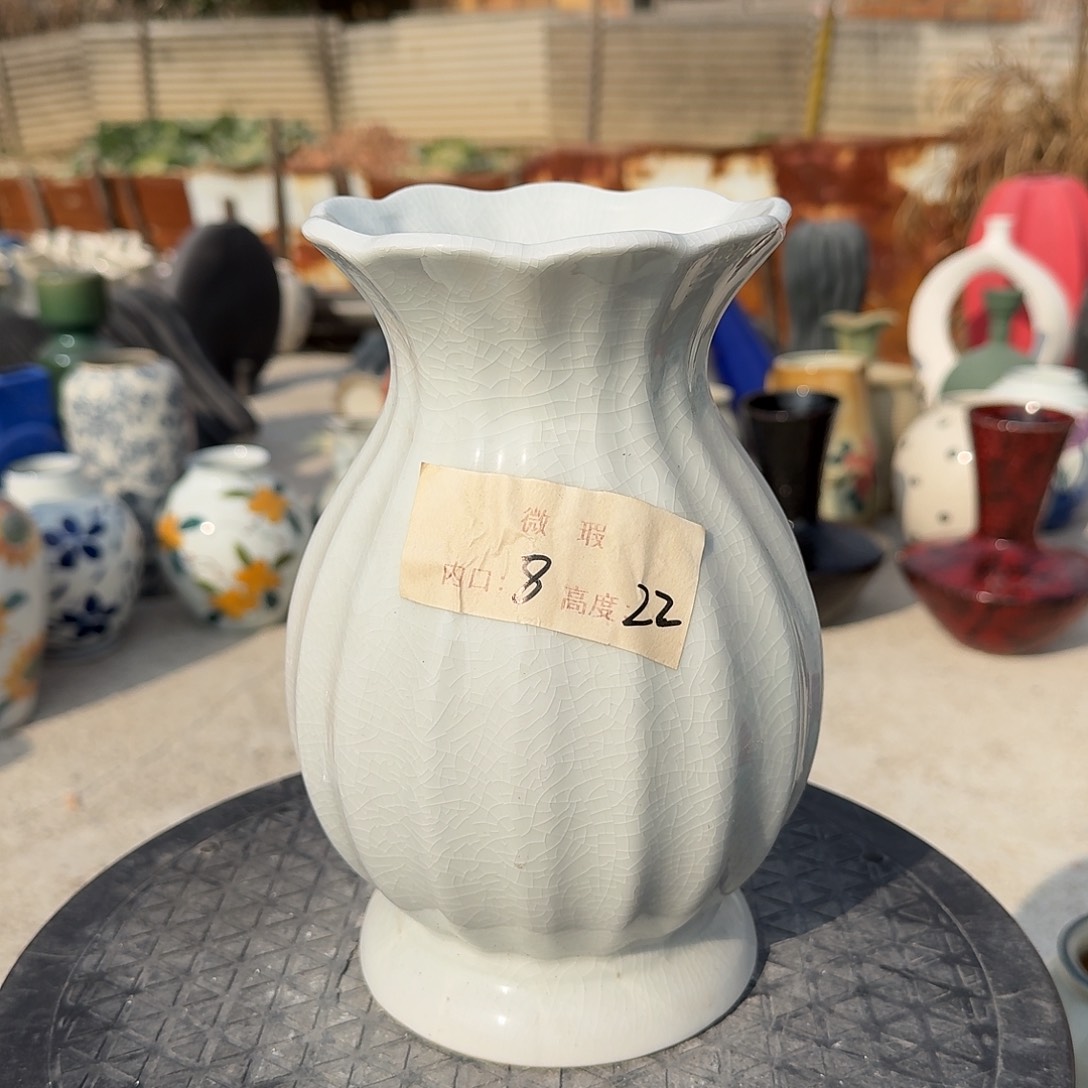 陶瓷微瑕景德镇手工花器