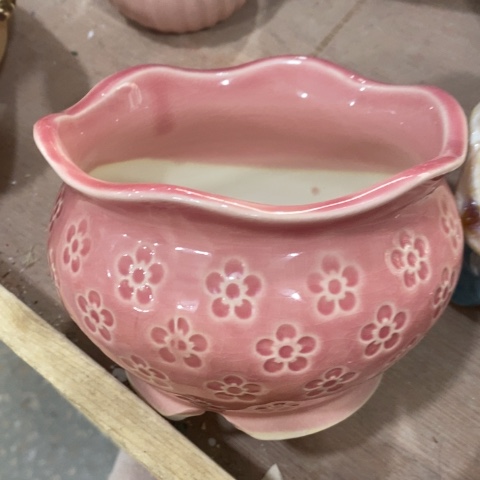 陶瓷印章粉花131313