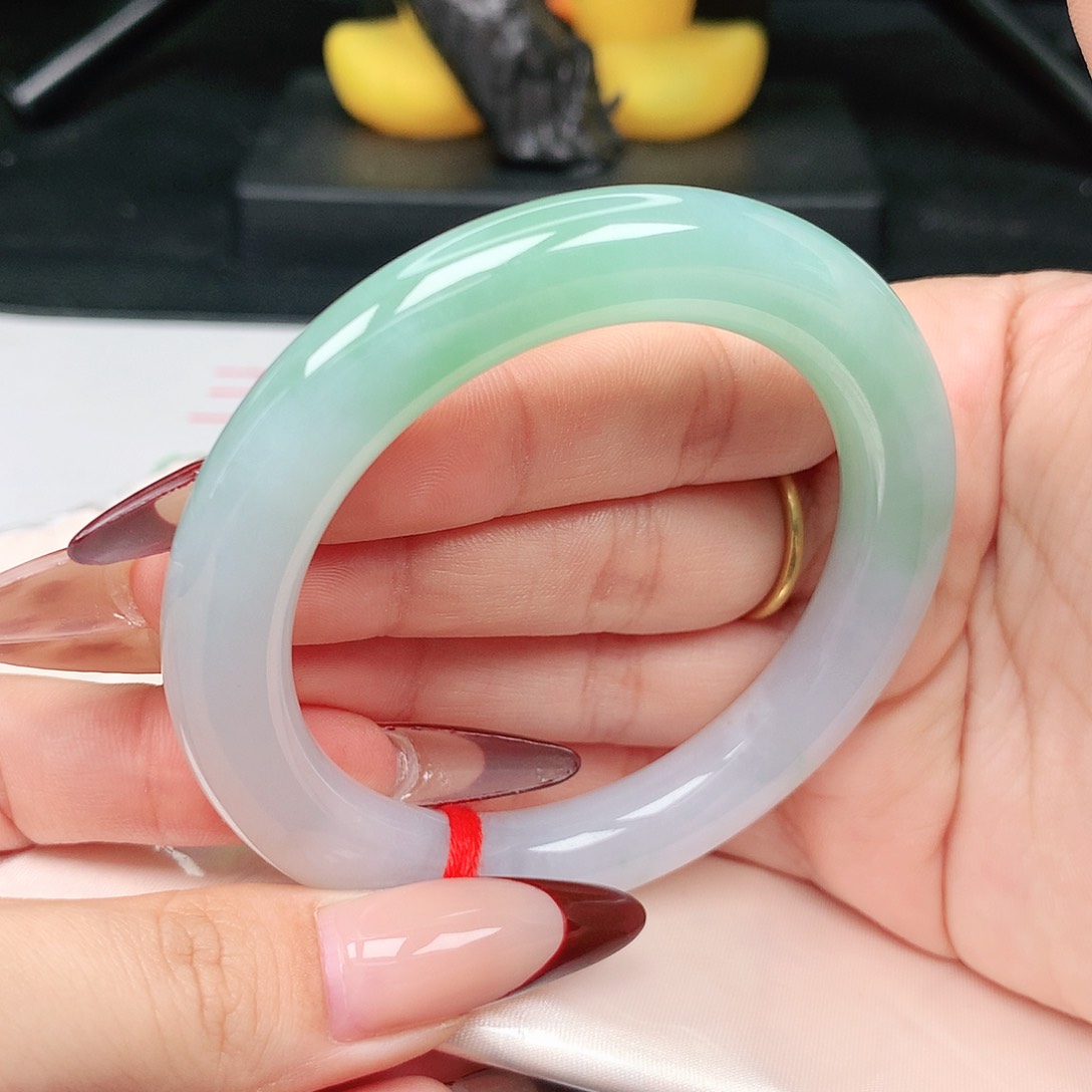 未镶嵌手镯翡翠54-55圈口