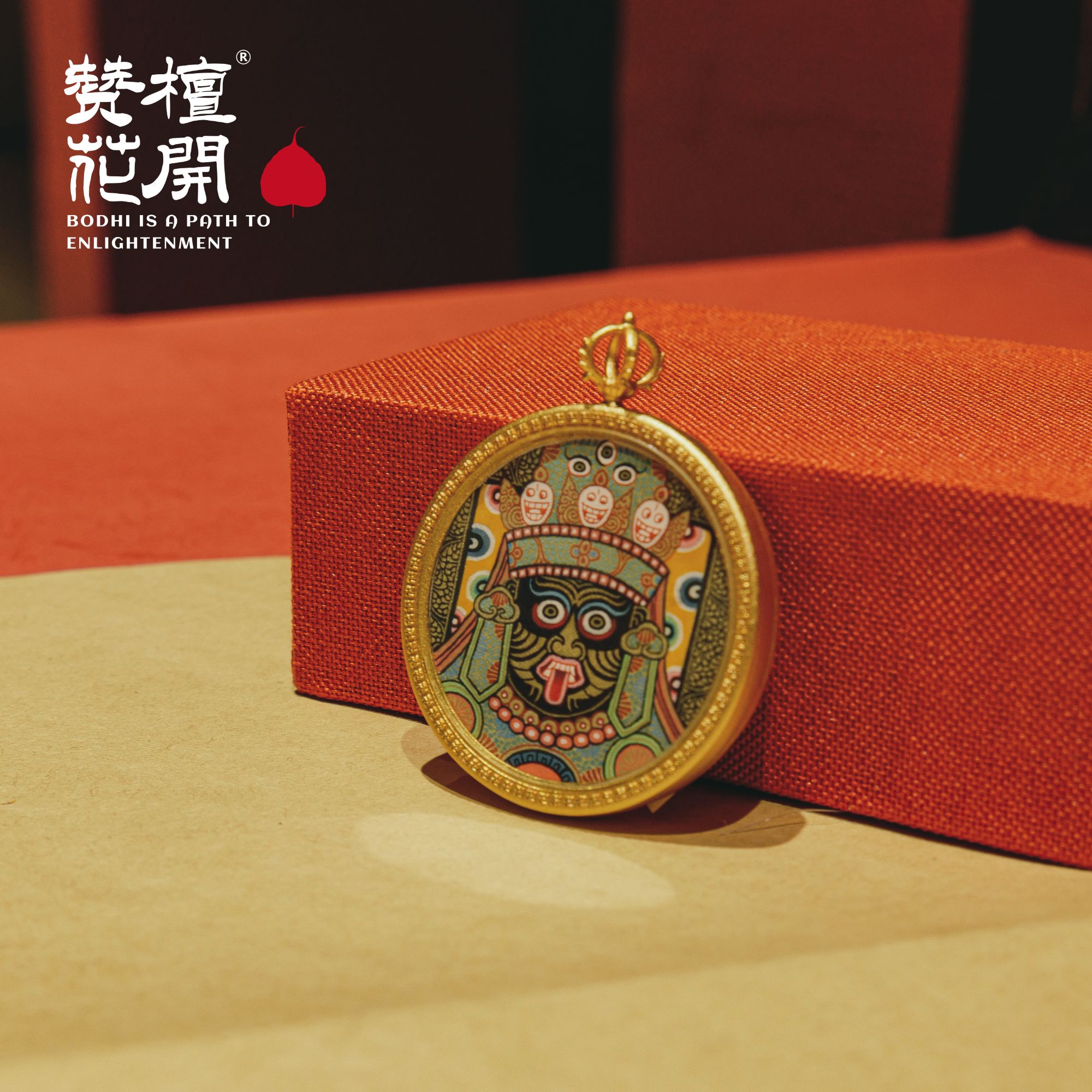 青海热贡矿物质纯手绘扎基拉姆唐卡