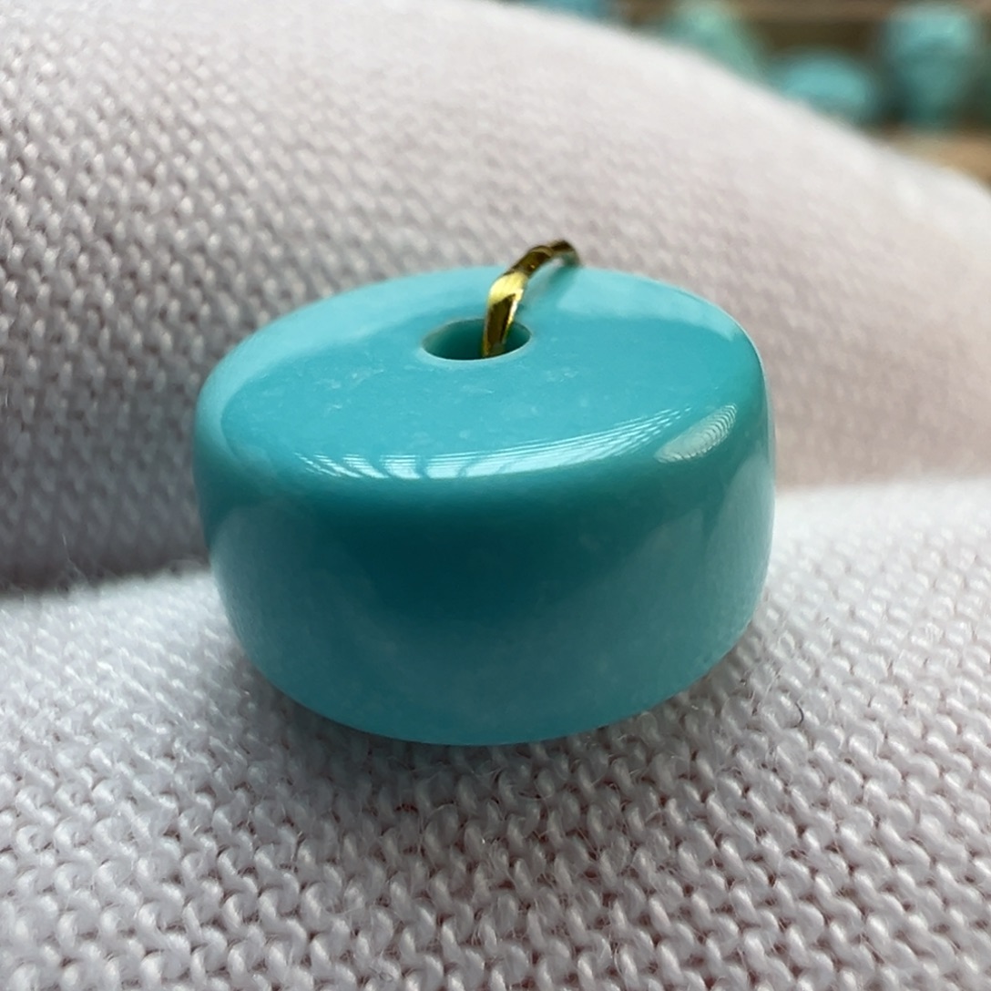 绿松石未镶嵌配饰9.9*5.2