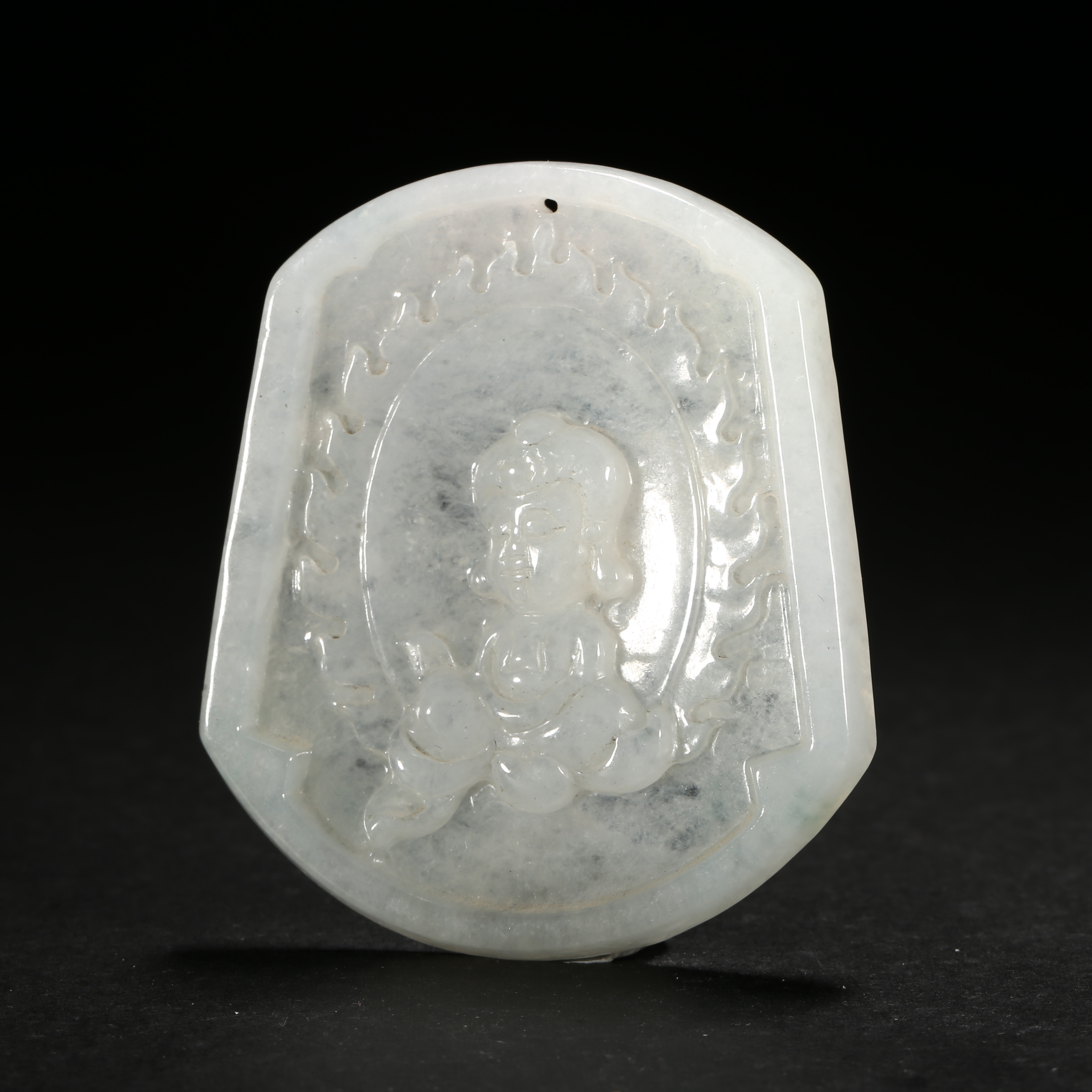 二十世纪*翡翠佛牌/WBSB25101930/翡翠【北京文博】