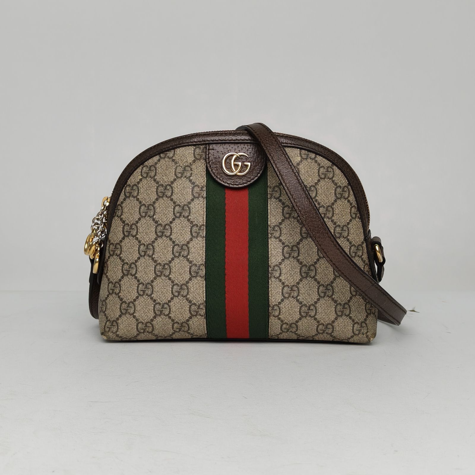 95新 GUCCI/古驰 小花Jerry活动Ophidia 贝壳包 小号 
