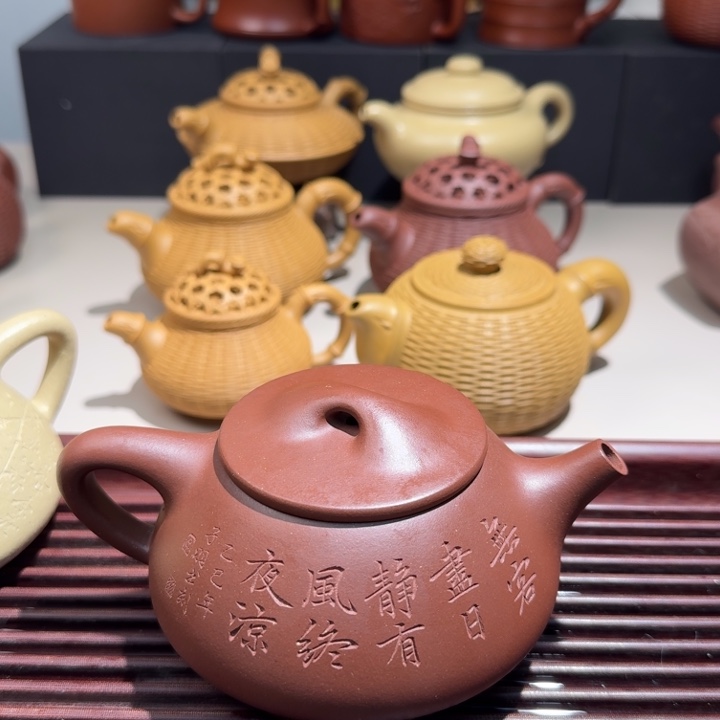 锅***喜茶壶紫砂原矿底槽清唐云石瓢