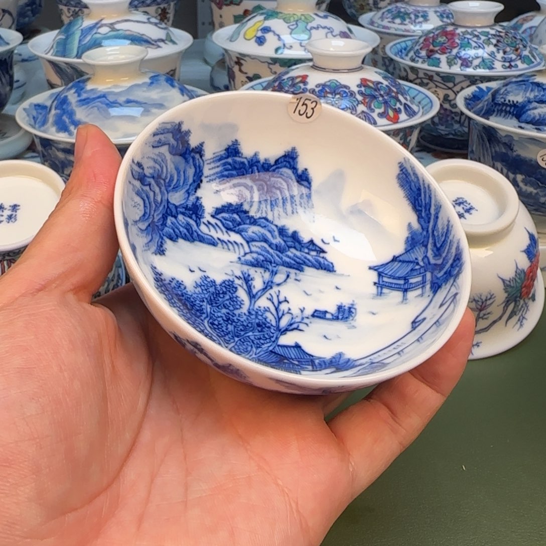 彦祖纯手工手绘茶具153