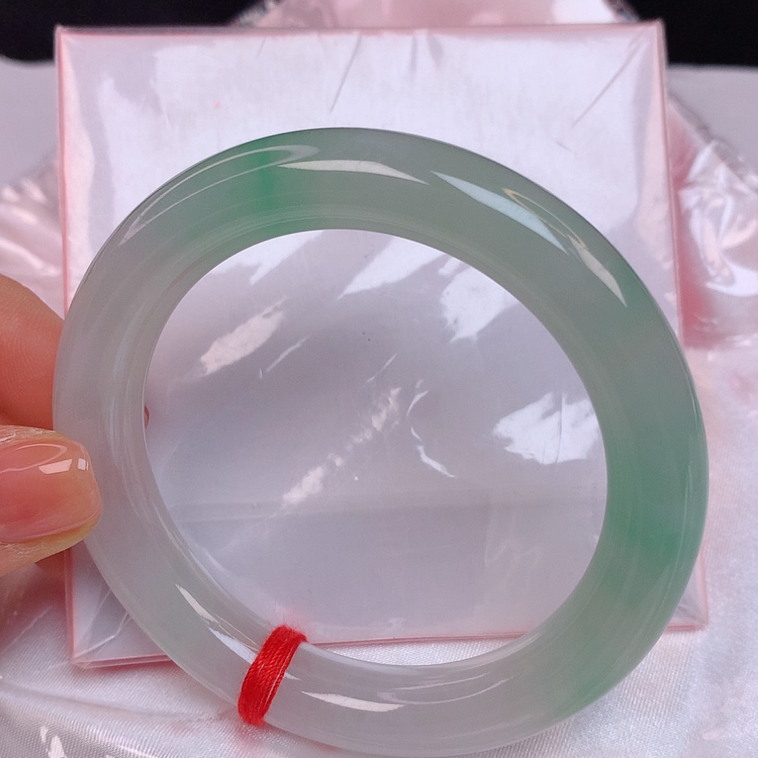 【闪购商品】翡翠手镯未镶嵌福*53圆条手镯