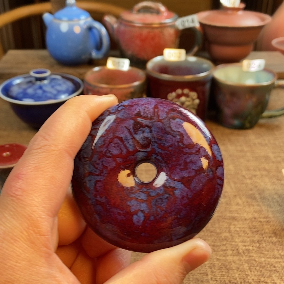 摆件几**间钧瓷主人杯杯