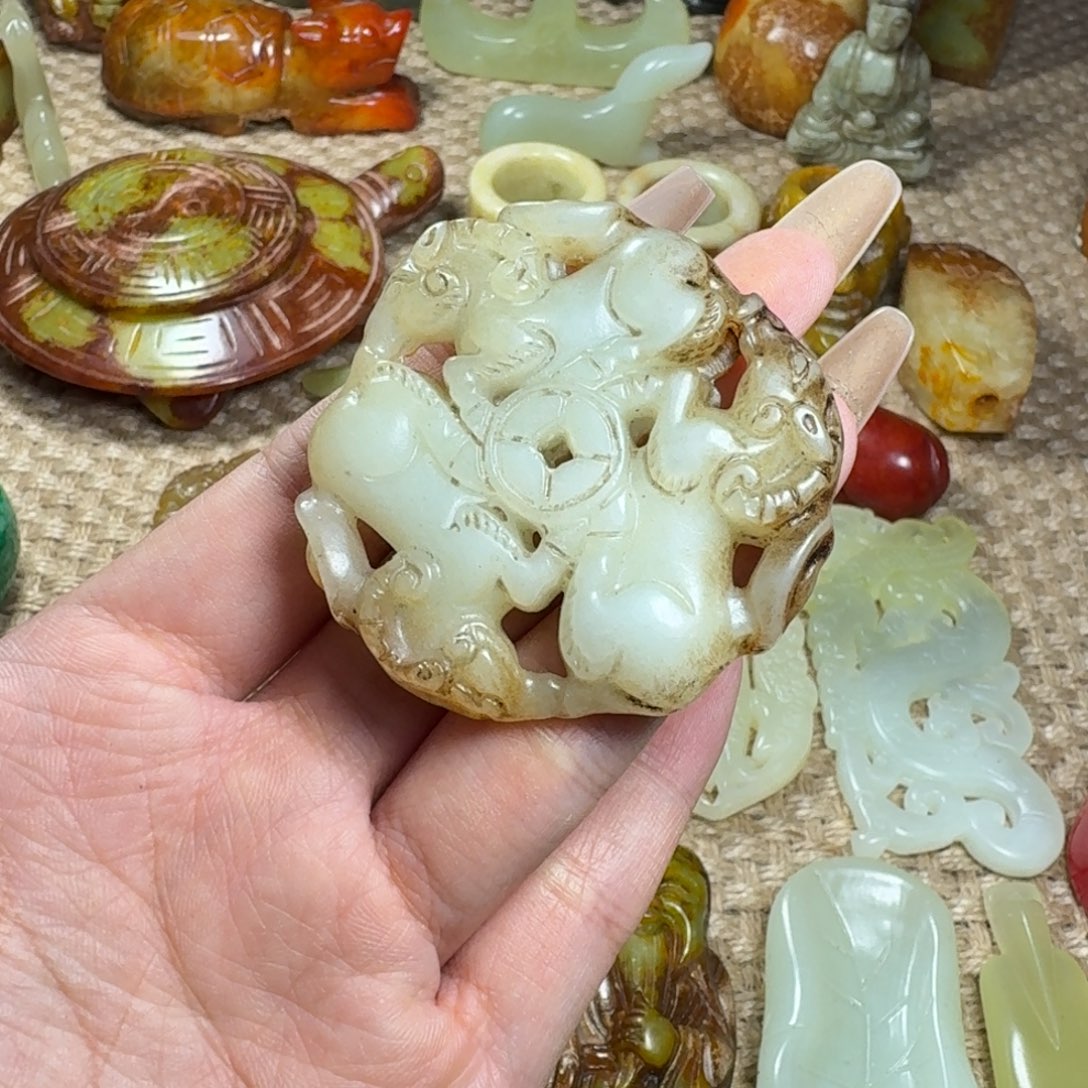 吊坠白玉菩提挂件