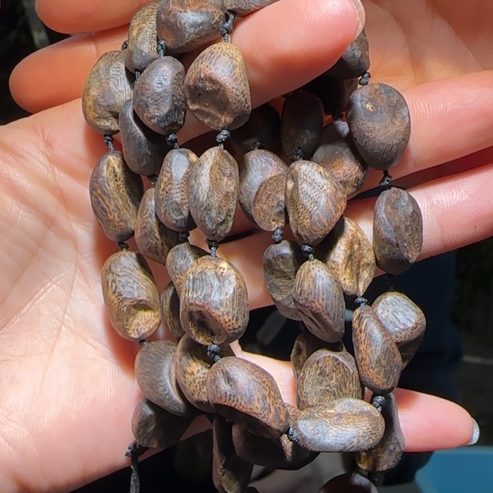 沉香手串T**k原母树沉水树丁链子48克+