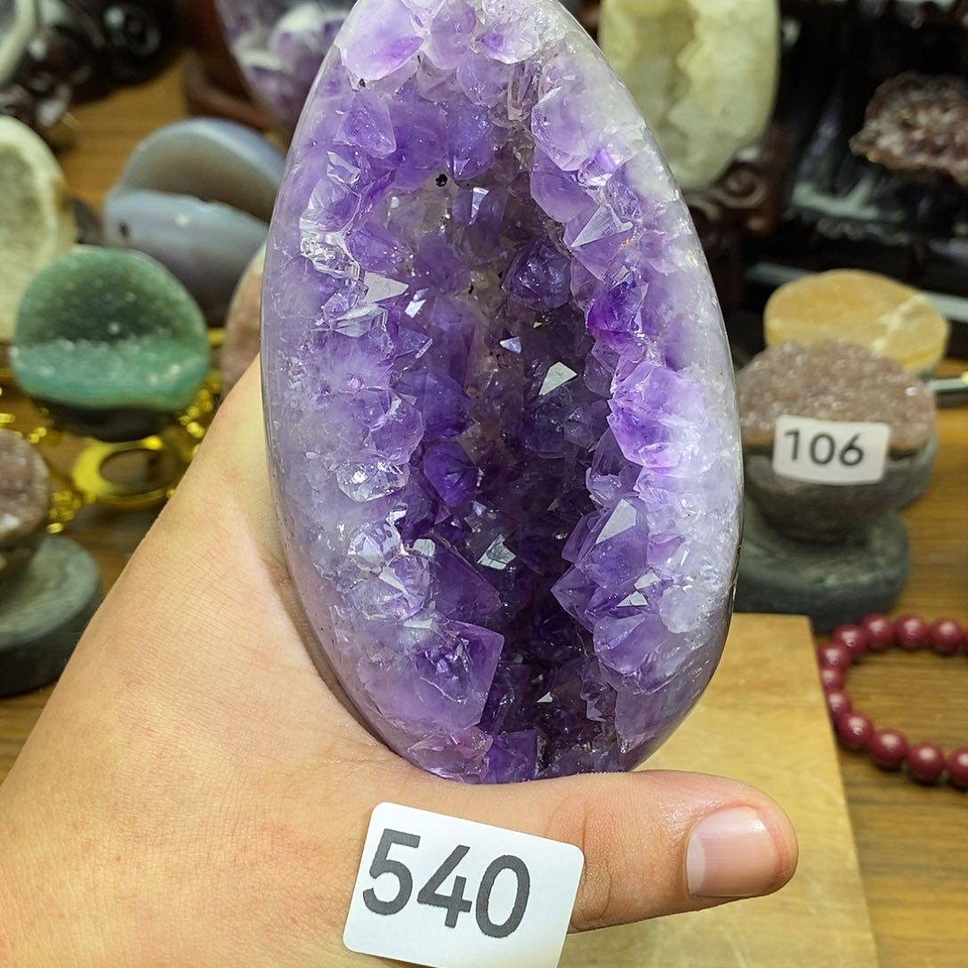 紫晶摆件未镶嵌摆件