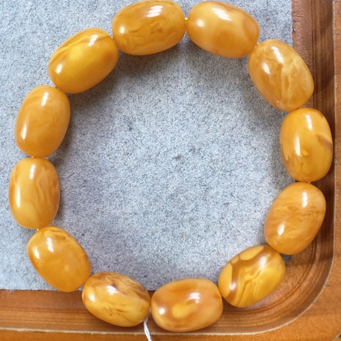 蜜蜡手串未镶嵌蜜蜡手串