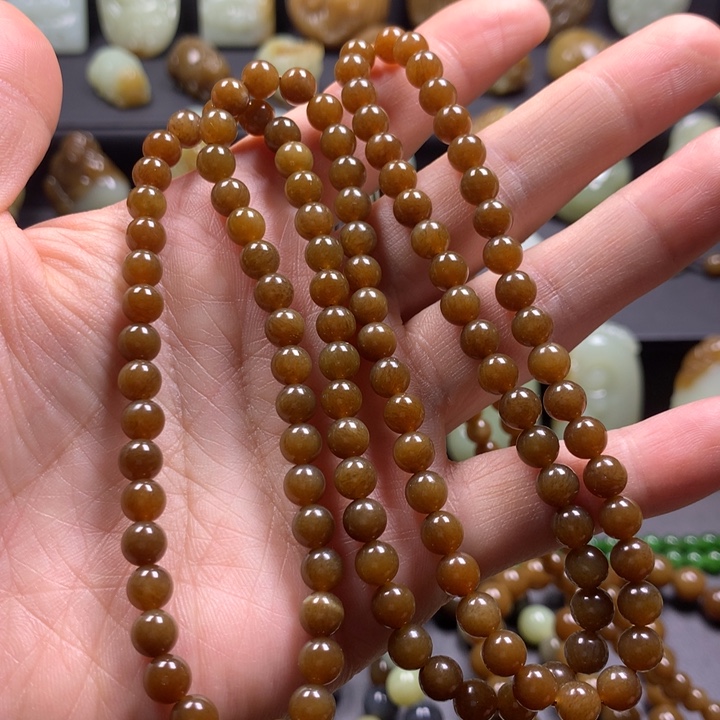 和田玉（糖玉）未镶嵌项链