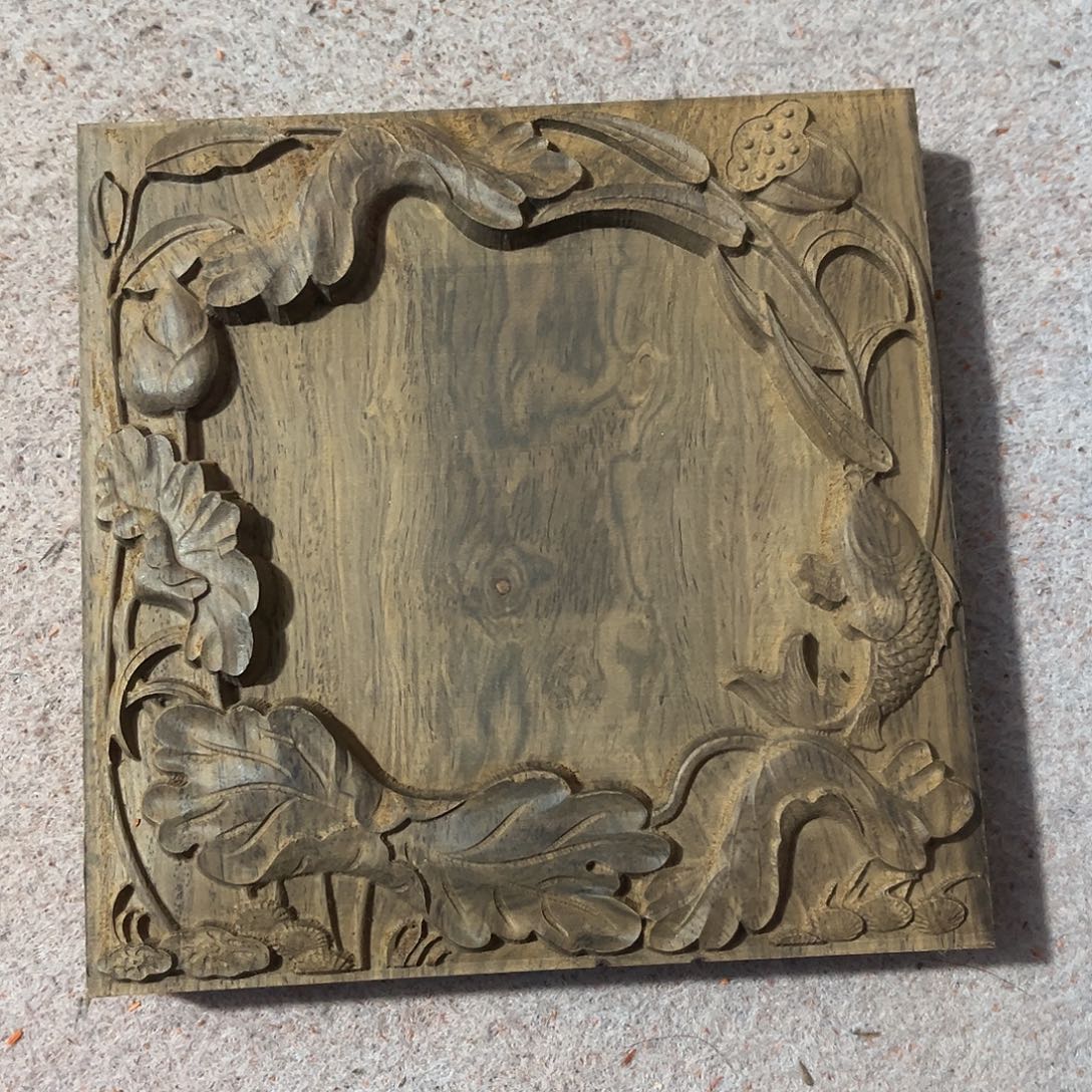 找***钱风车木（黑檀木）瑕疵底座