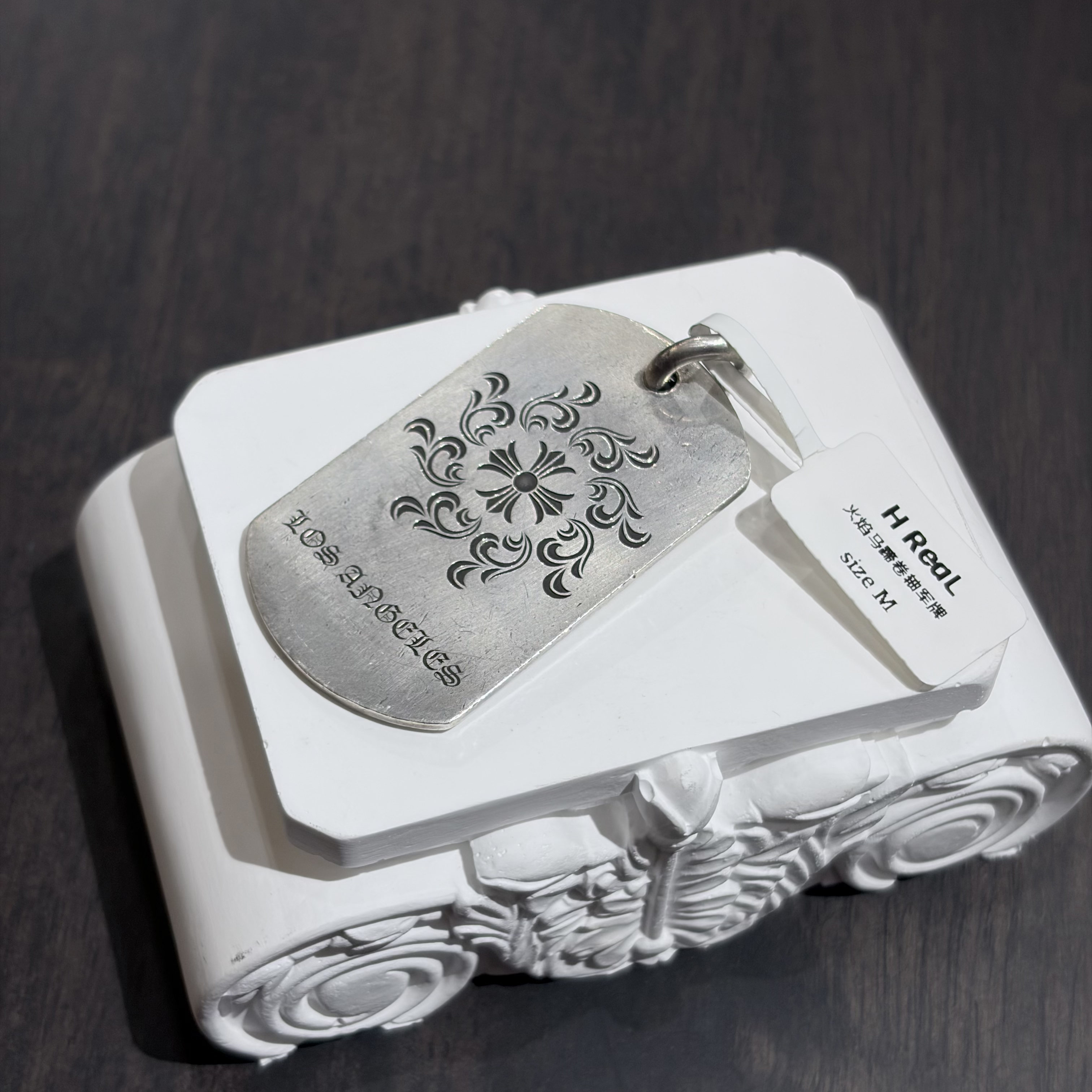 吊坠925银 Chrome Hearts 克罗心【中古】拉斯维加斯限定军牌吊坠