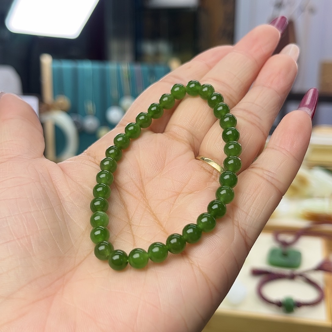 未镶嵌和田玉手链