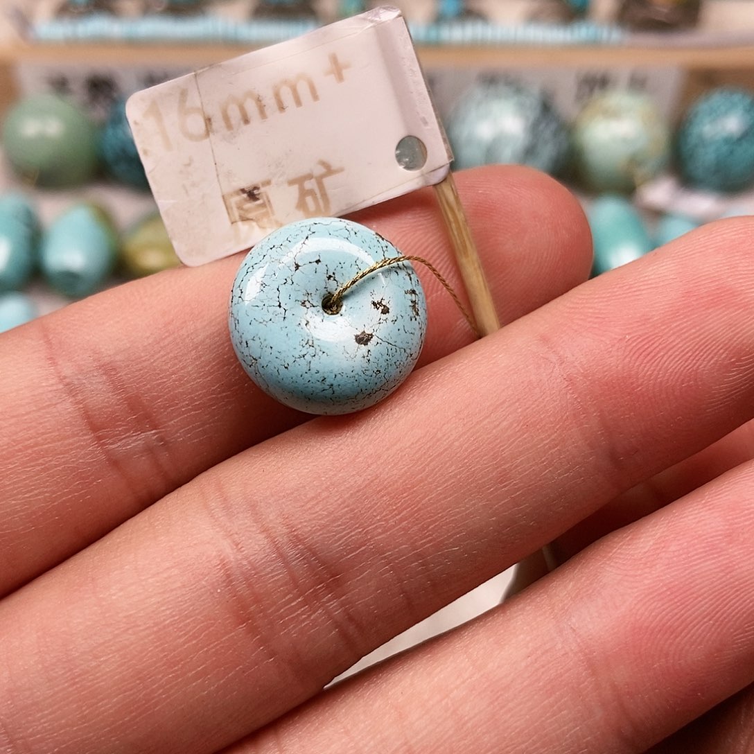 未镶嵌绿松石珠宝半成品