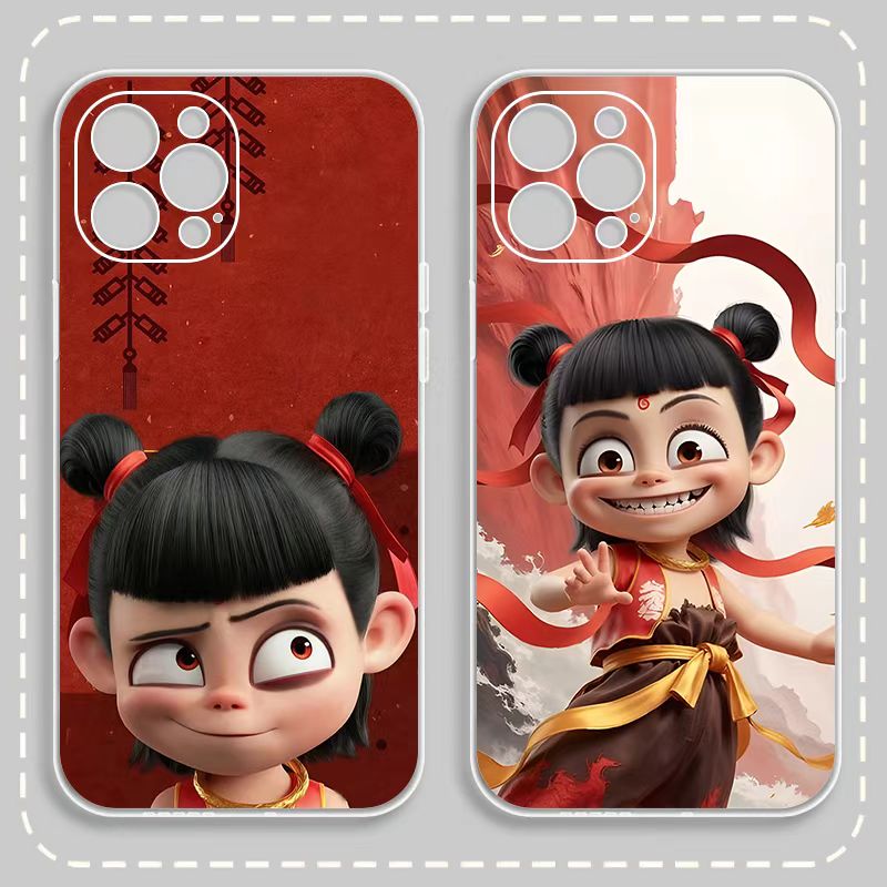卡通搞怪表情包透明太空手机壳适用苹果/华为/vivo/oppo/小米防摔