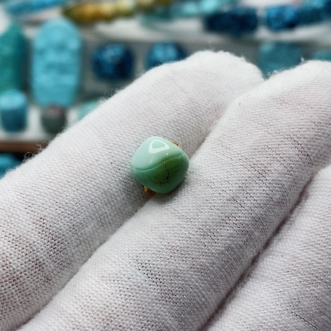 绿松石珠宝奇石未镶嵌Q*