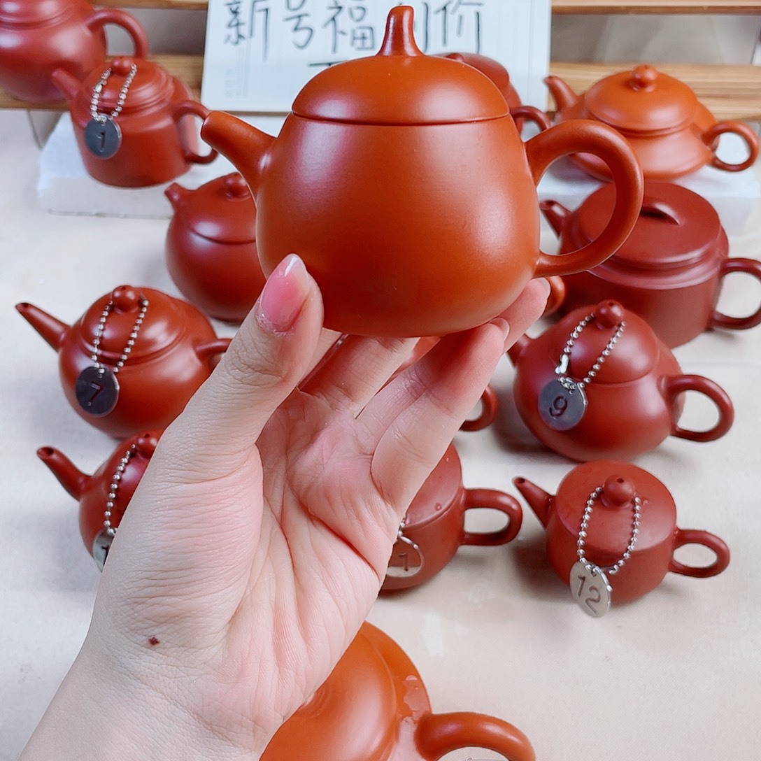 潮州朱泥壶小茄瓜110