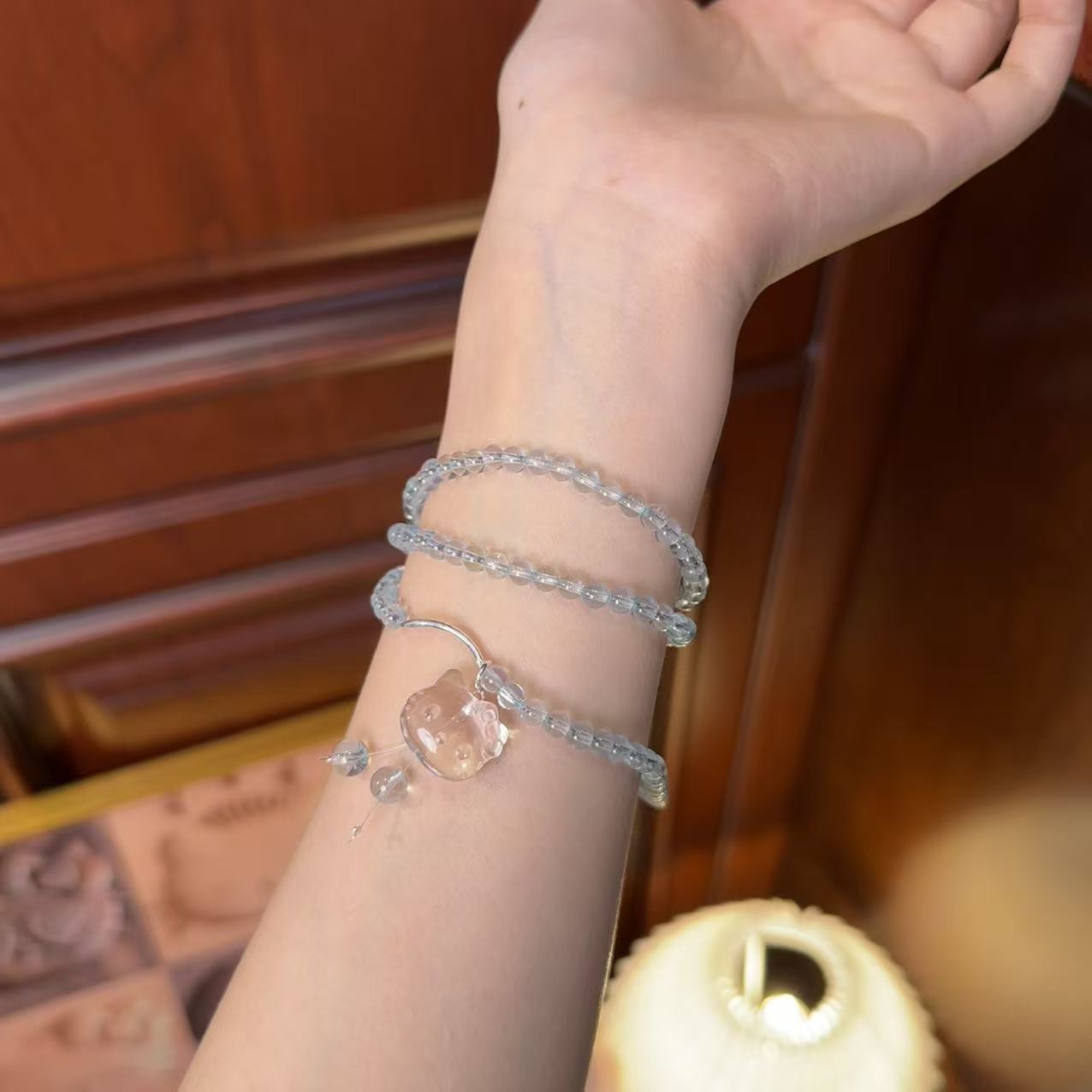 木兮手作*海风KT三圈手串