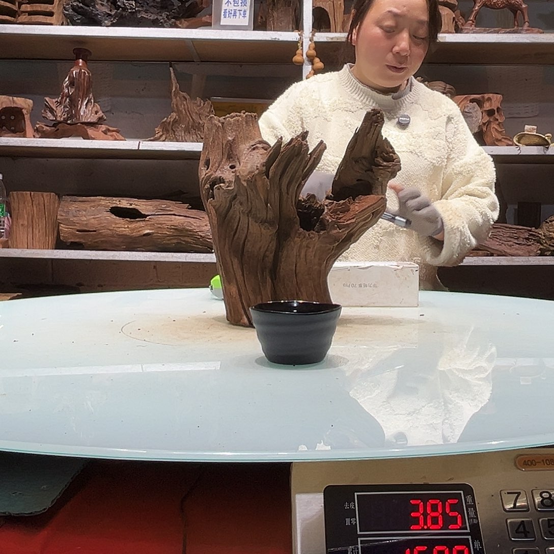 紫砂镂空诚***下紫柚沉木2744