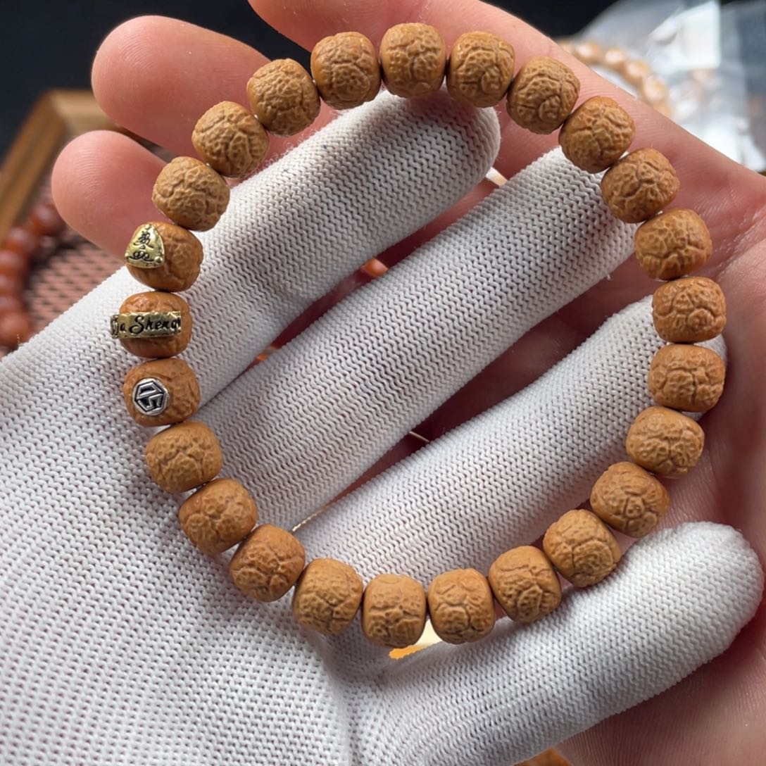 猴头核桃手串3标款饕餮全品无瑕原皮原色