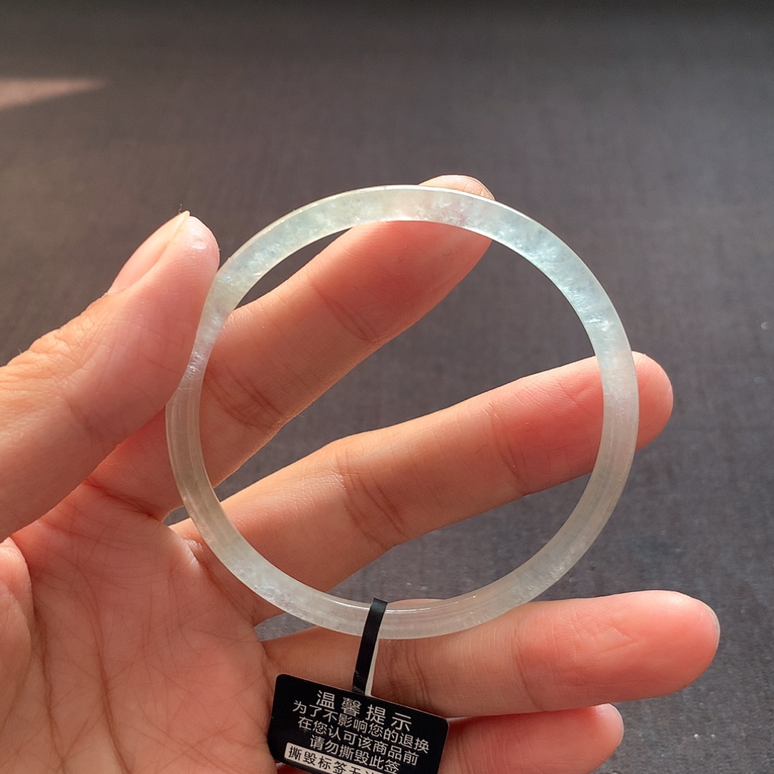 翡翠未镶嵌手镯53➕