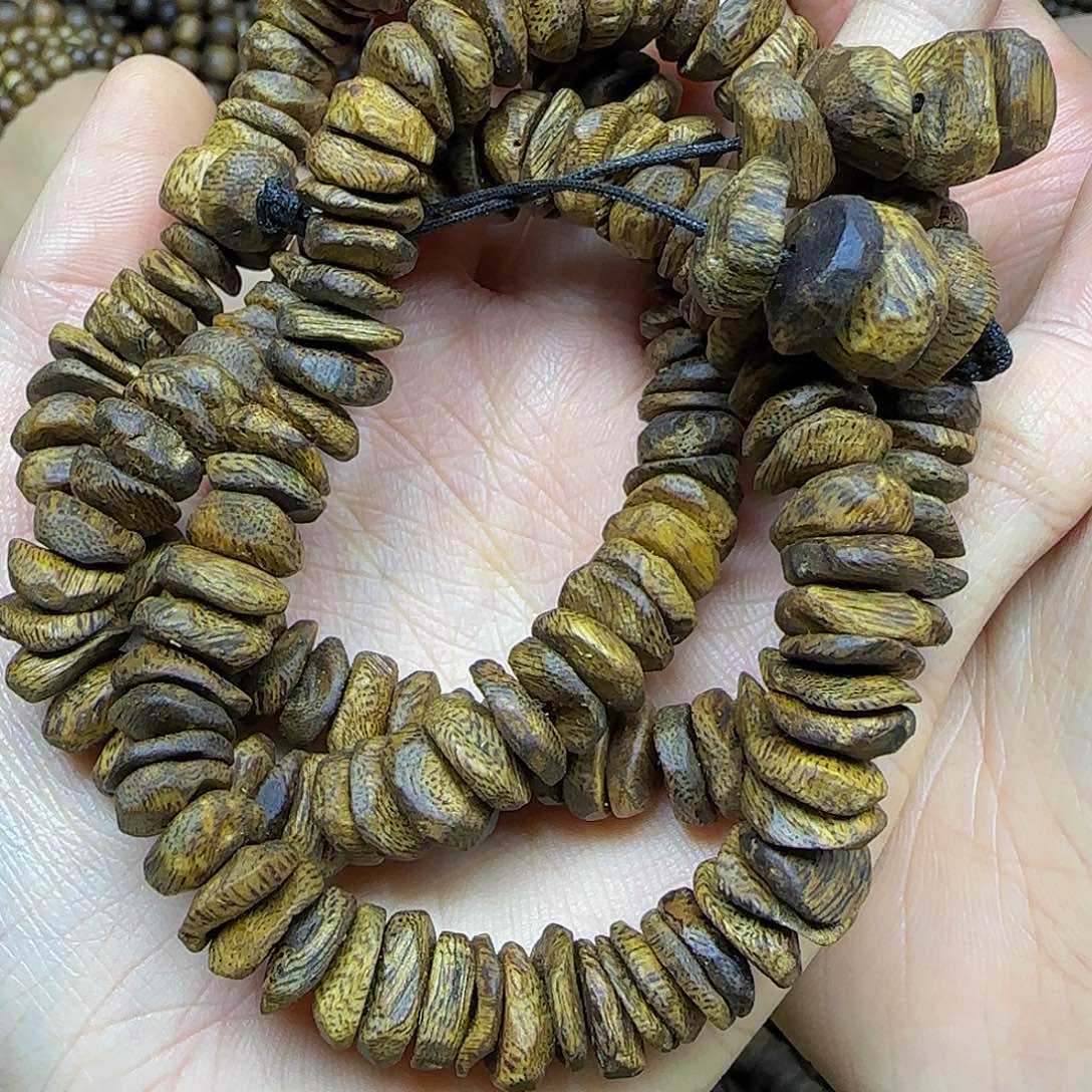 沉香沉香碎屑+沉水浮树丁包壳多圈33克加