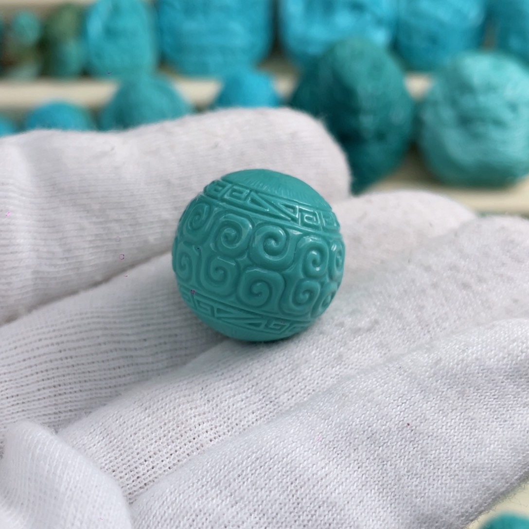 绿松石颈饰未镶嵌艾*卡19.5