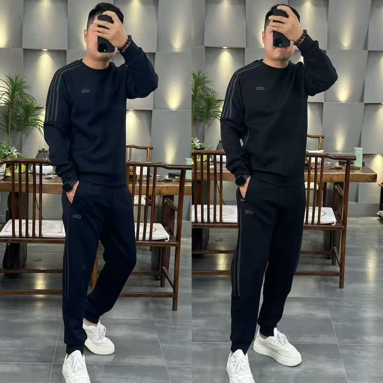 GeWinLa/格文朗 5100套装（卫衣+裤子）男士休闲透气百搭男士简约