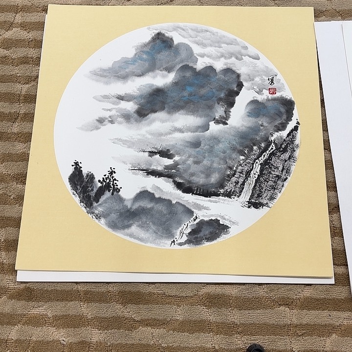 国画花鸟等多种鸟类的栖息50.50