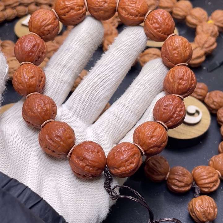 文玩核桃把件小光头