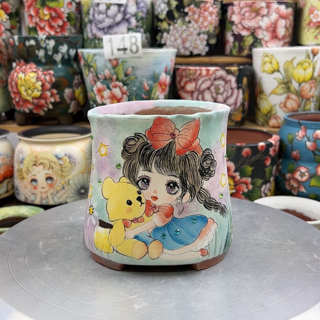 景德镇陶瓷花盆景德镇陶瓷花盆