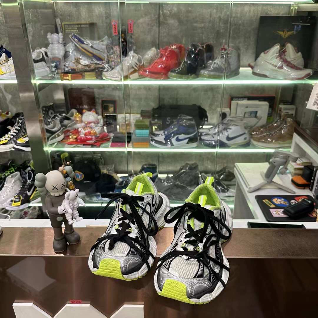 99新 Balenciaga/巴黎世家 41码3xl灰绿老爹鞋/时尚休闲鞋/老爹鞋