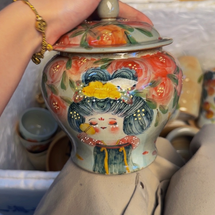 瓷片景德镇陶瓷手工手绘