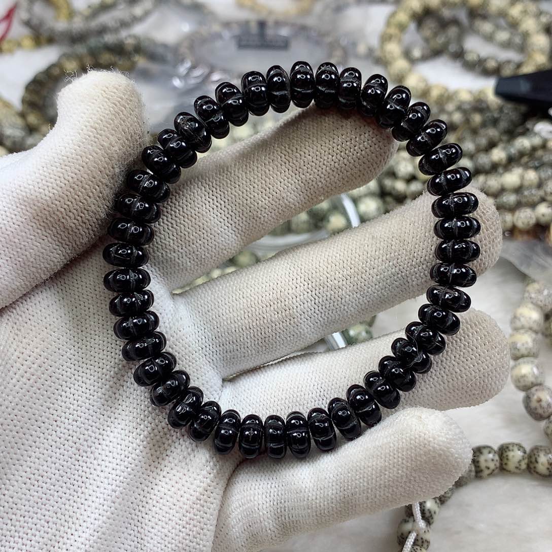 星月菩提手串6号椰蒂瓜珠0.9