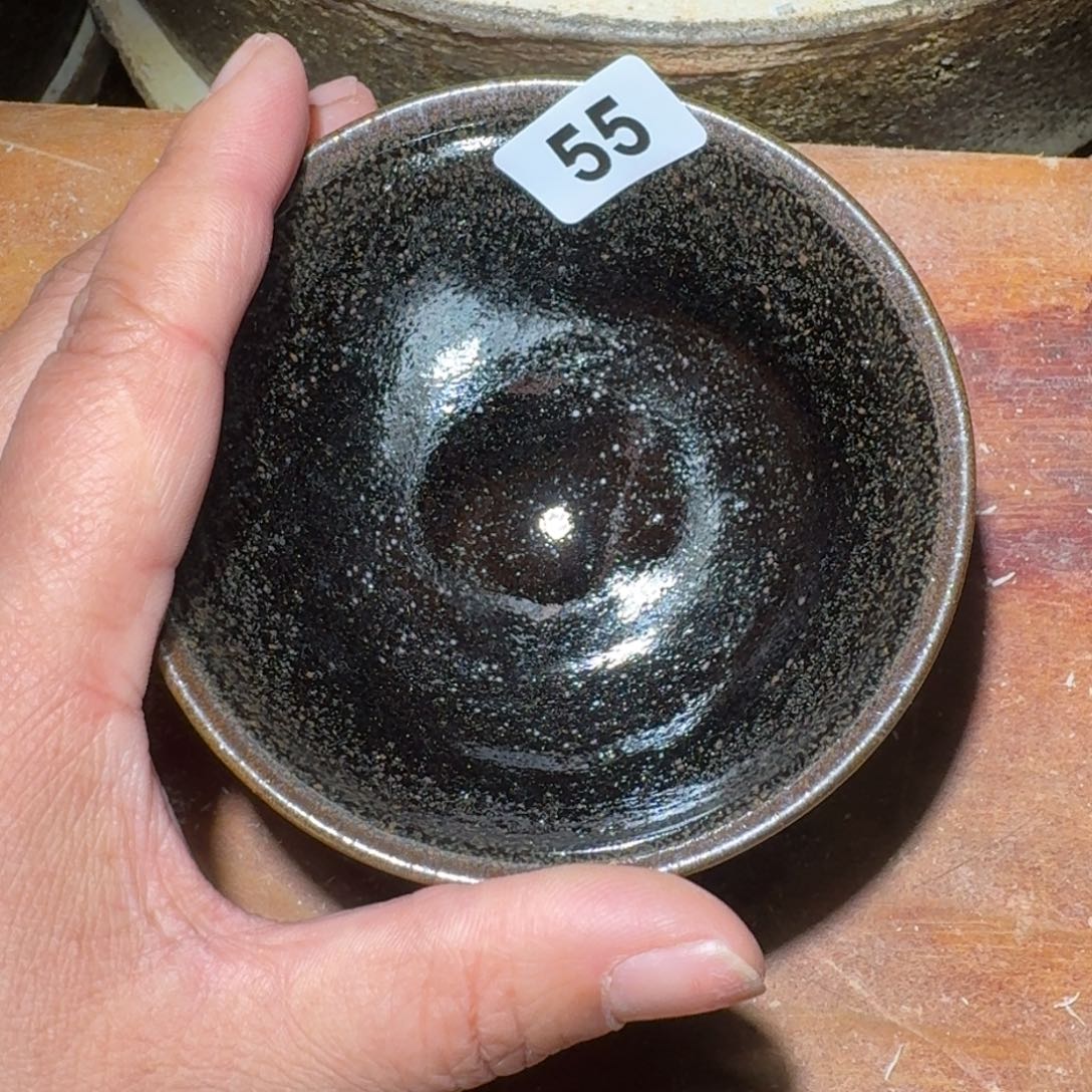 小雨茶盏，手工柴烧，人**人