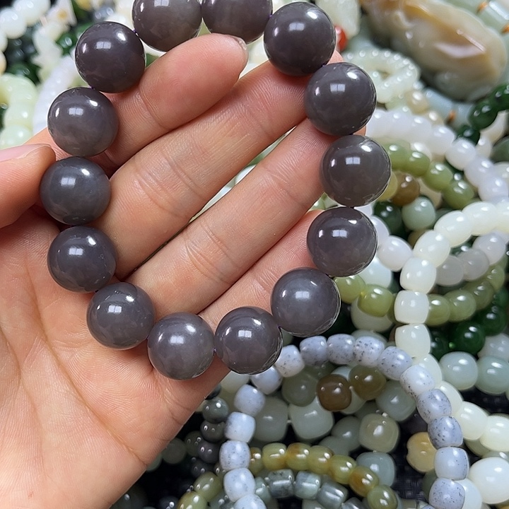 云***散和田玉未镶嵌手链