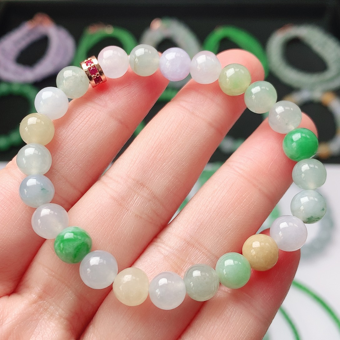 翡翠未镶嵌手链翡翠