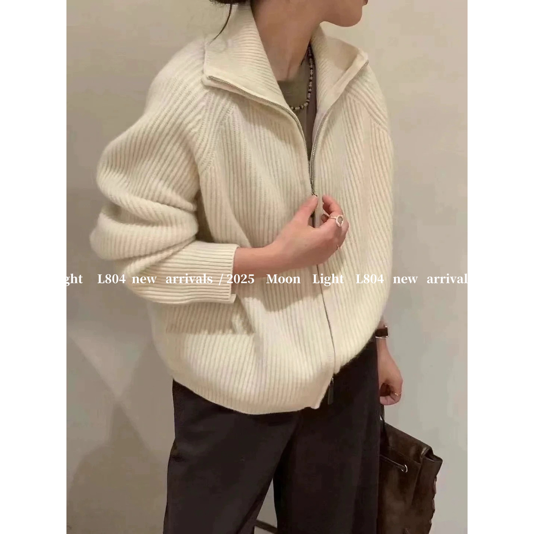 ouni@L804 韩系时尚百搭慵懒风毛衣 12-14