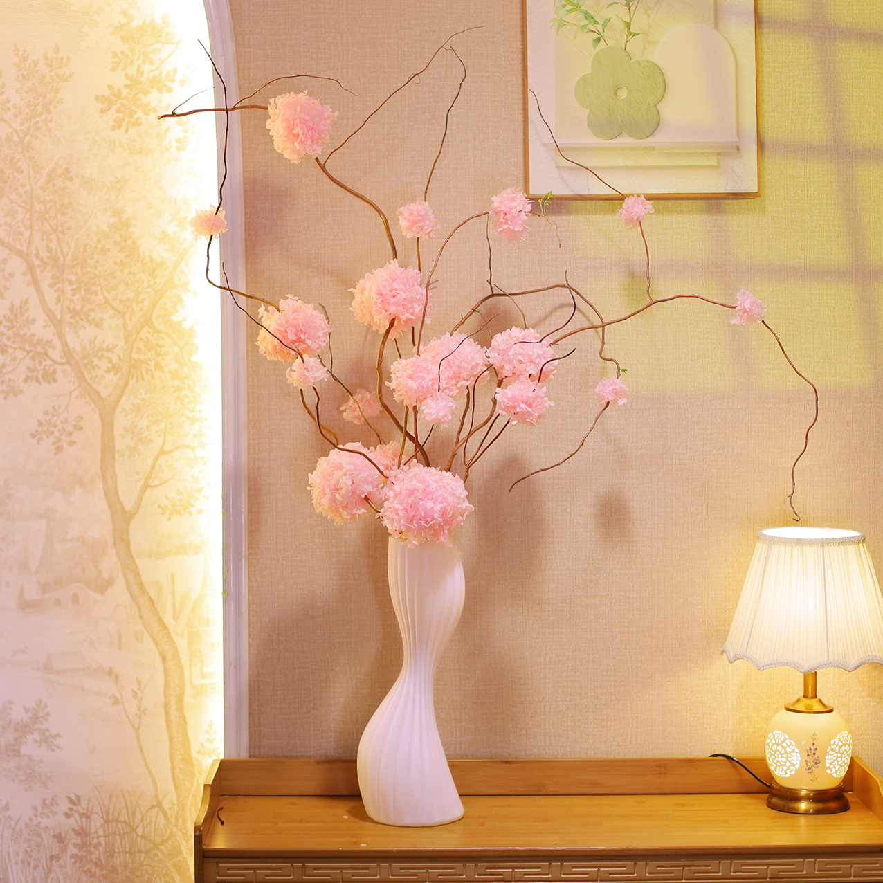 【龙凤呈祥】永生花客厅天然真花不凋零不枯萎居家高端花卉花艺设计