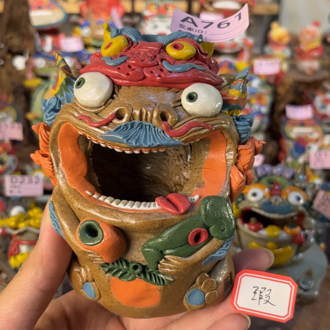 泥塑纯手工茶宠摆件