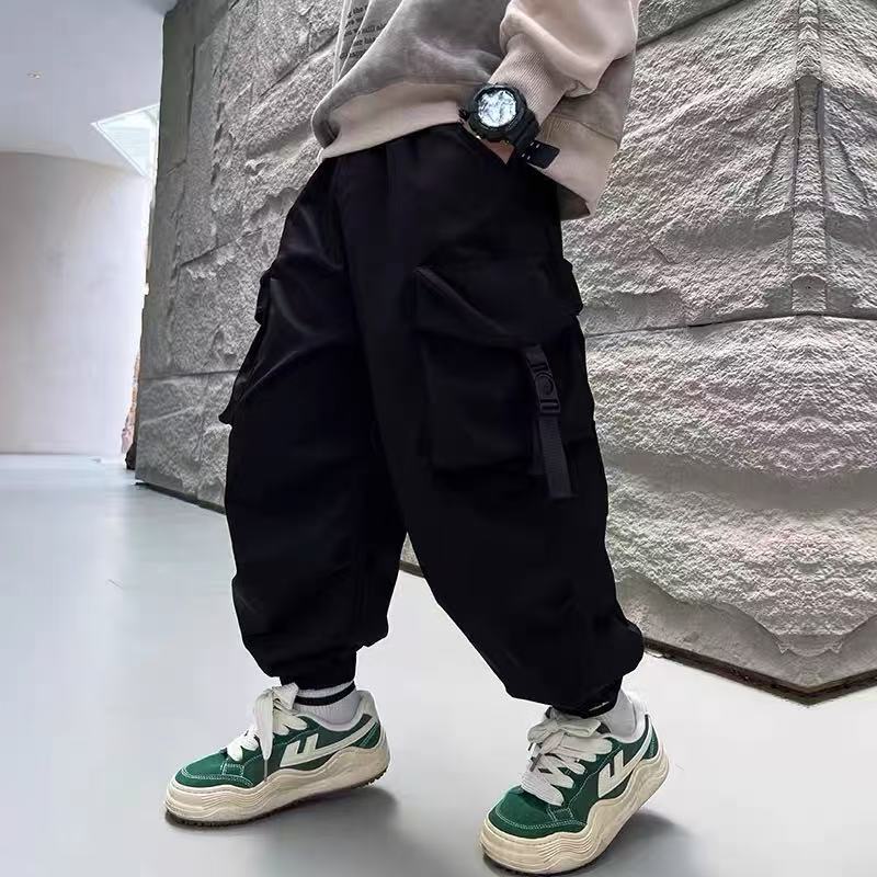 长裤休闲工装裤男女童加厚