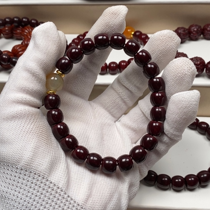 核桃手串/手链树****止猴头雕刻