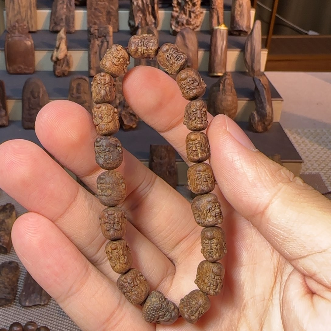 沉香碎屑沉香好**安越南芽庄罗汉头11.5g沉水