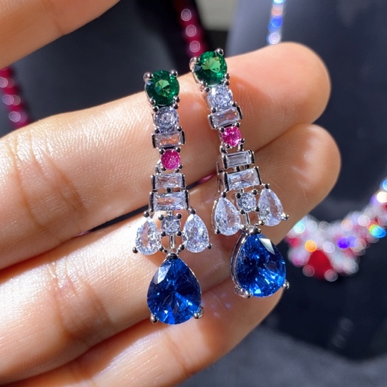 红宝石戒指银S925镶嵌