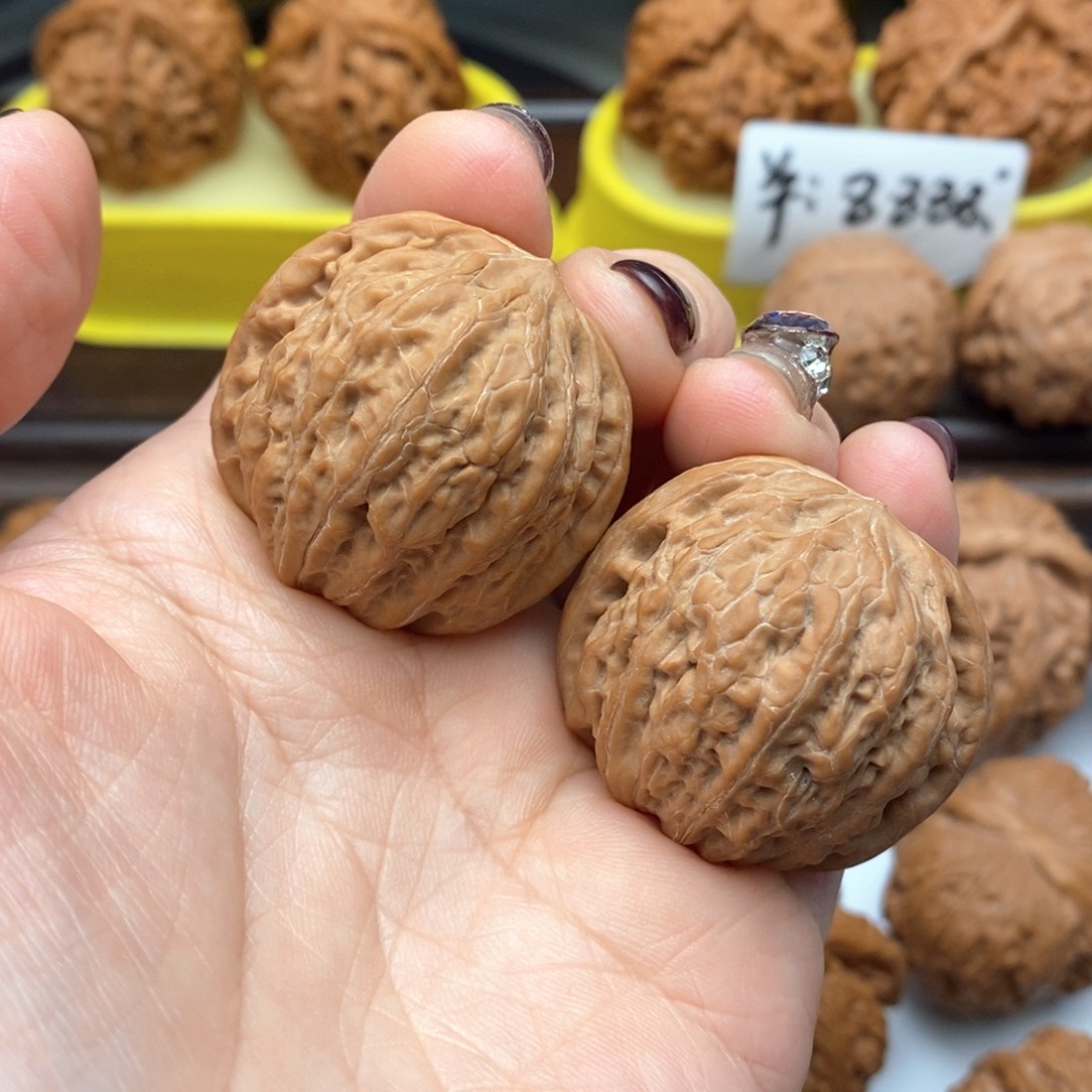 文玩核桃把件35尺铁锤