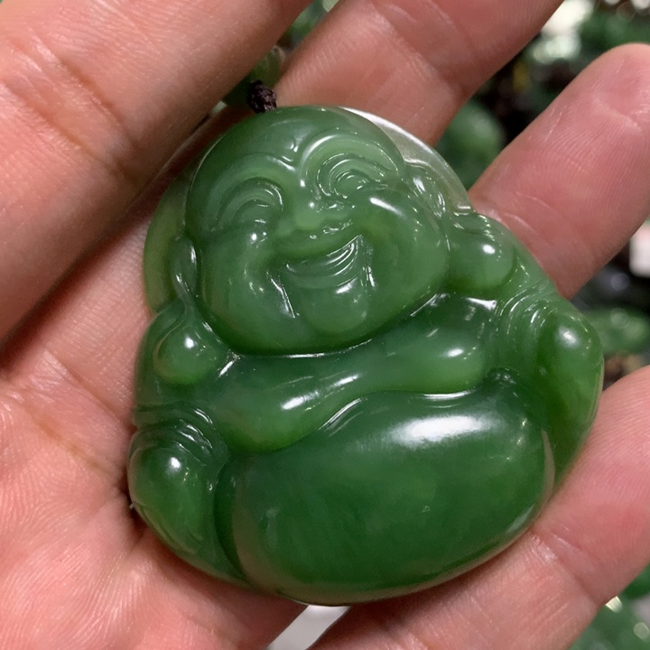 和田玉（碧玉）颈饰未镶嵌?*￠